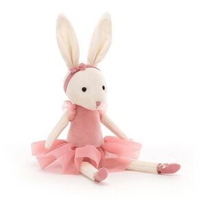 JellyCat Pirouette Rose Bunny RARE FIND